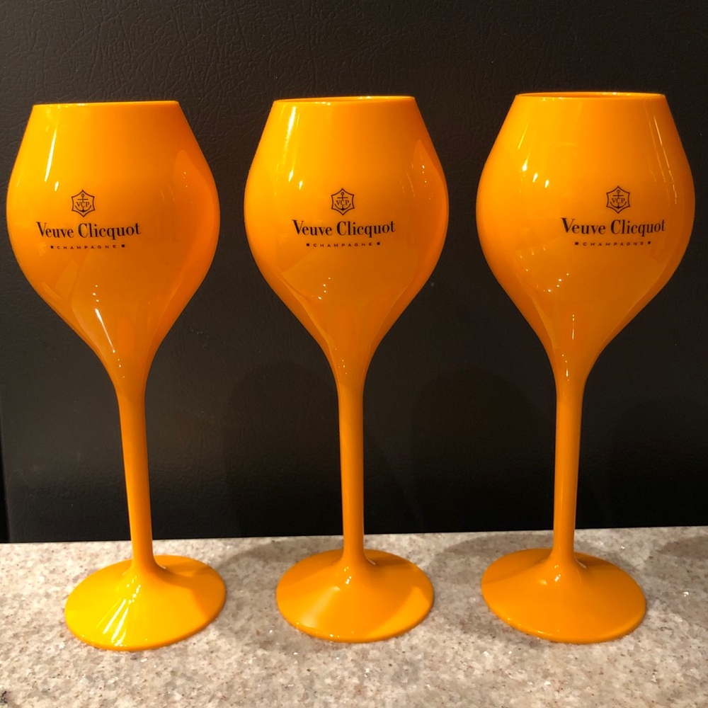 Veuve Clicquot Champagne Glasses